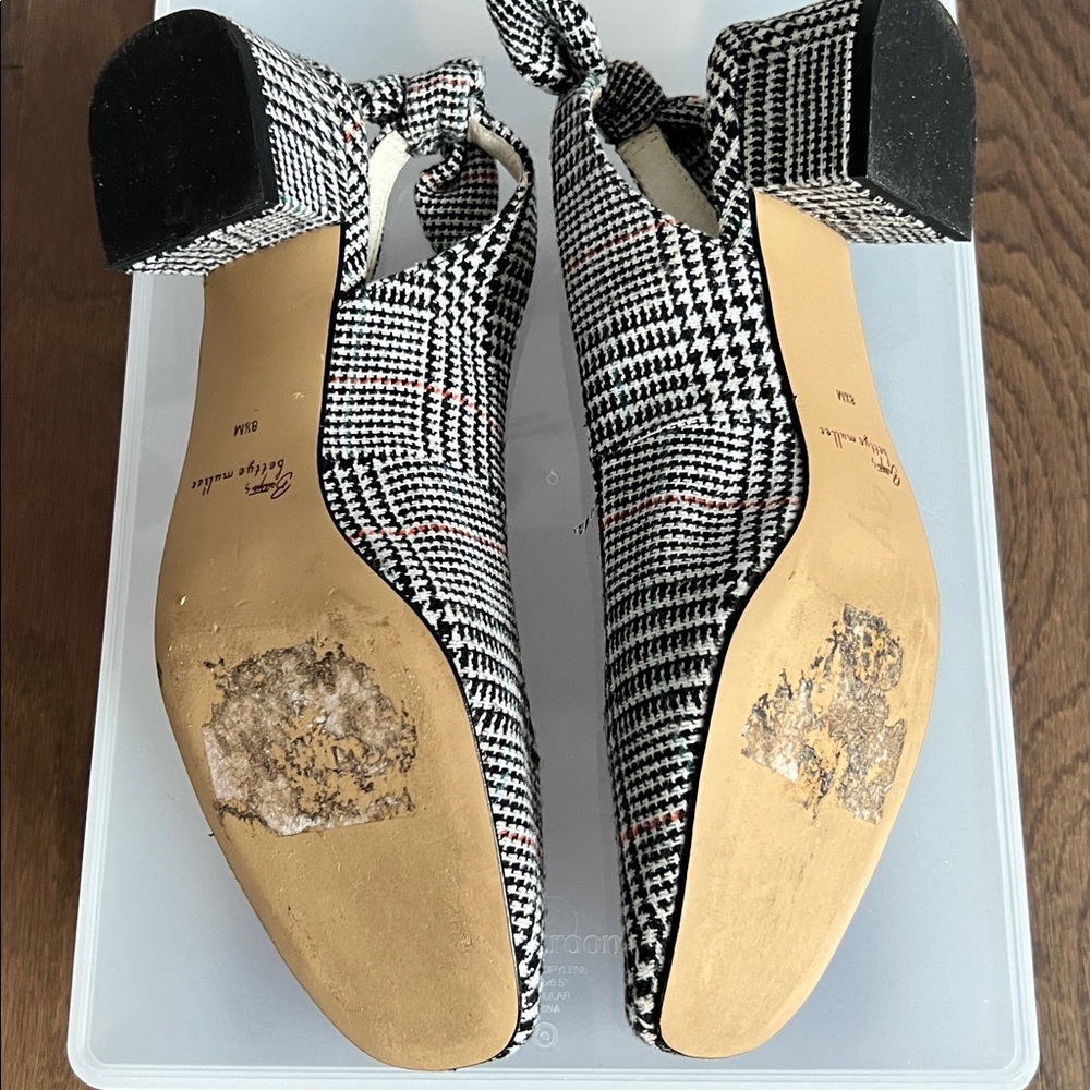 Bettye Muller Houndstooth Slingback Block
Heels - Picture 11 of 12